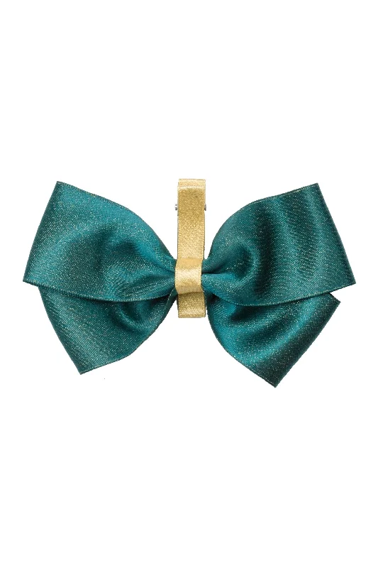 chic velvet hairbands for a fashionable look -Heather Sparkle Clip - Teal