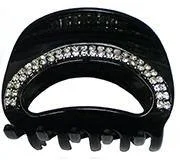 chic pearl hairbands for elegant updos -Light Weight Plastic Jaw Clip U86420-2542