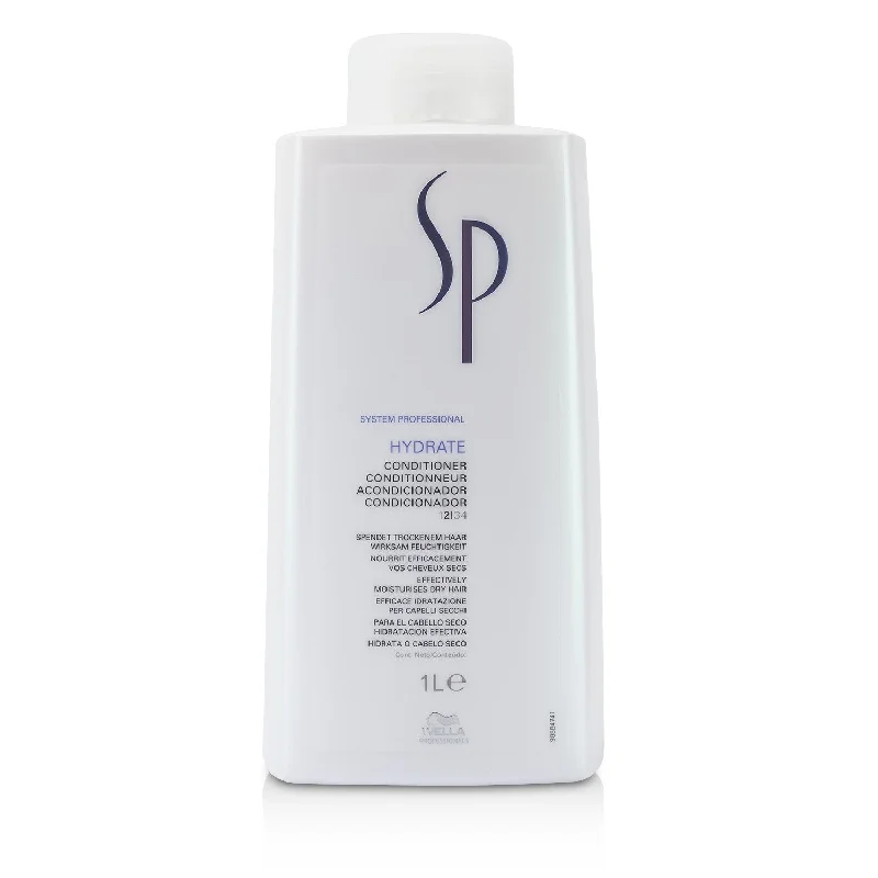 leave-in conditioner for damaged curly hair-Wella SP Hydrate Conditioner (For Normal to Dry Hair)  1000ml/33.8oz