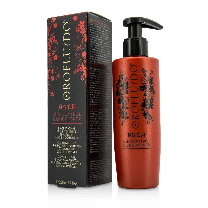 hydrating serum for dry curly hair-Orofluido Asia Zen Control Conditioner  200ml/6.7oz