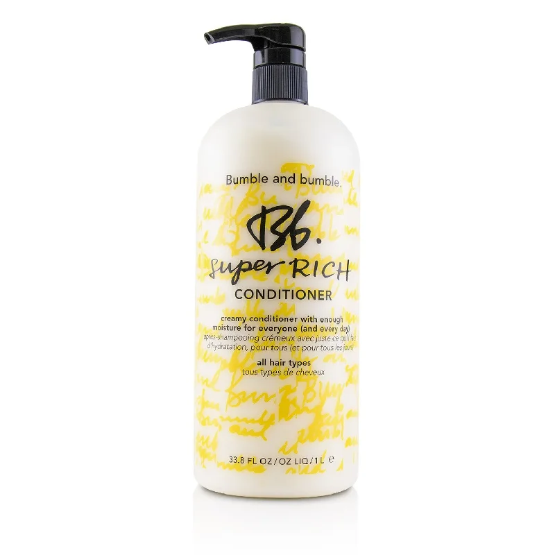 keratin hair mask for smooth hair-Bumble and Bumble Bb. Super Rich Conditioner (All Hair Types)  1000ml/33.8oz