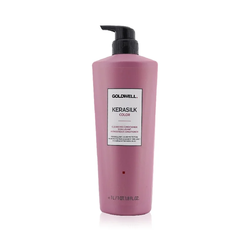 best products for hair thinning prevention-Goldwell Kerasilk Color Cleansing Conditioner (For Brilliant Color Protection)  1000ml/33.8oz