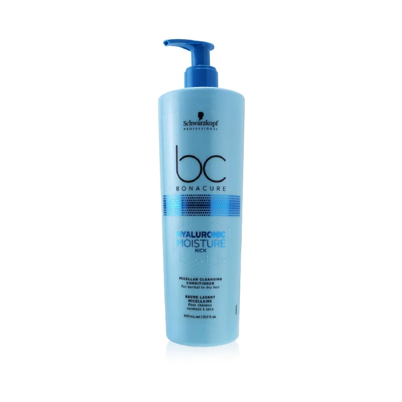 anti-hair loss oil for healthy hair growth-Schwarzkopf BC Bonacure Hyaluronic Moisture Kick Micellar Cleansing Conditioner (For Normal to Dry Hair)  500ml/16.9oz