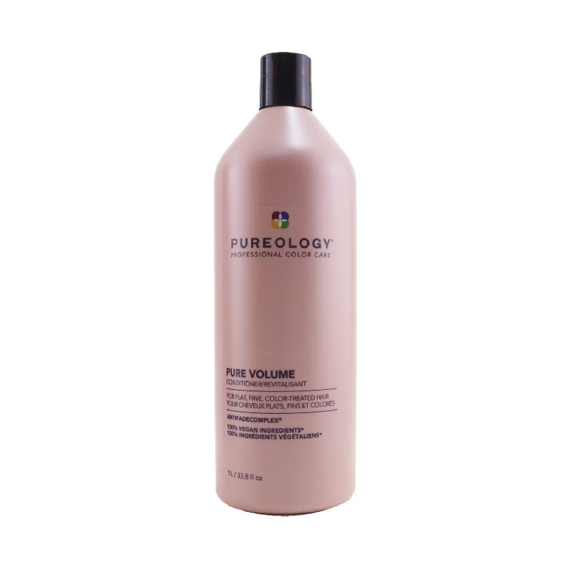 anti-frizz styling cream for smooth hair-Pureology Pure Volume Conditioner (For Flat, Fine, Color-Treated Hair)  1000ml/33.8oz