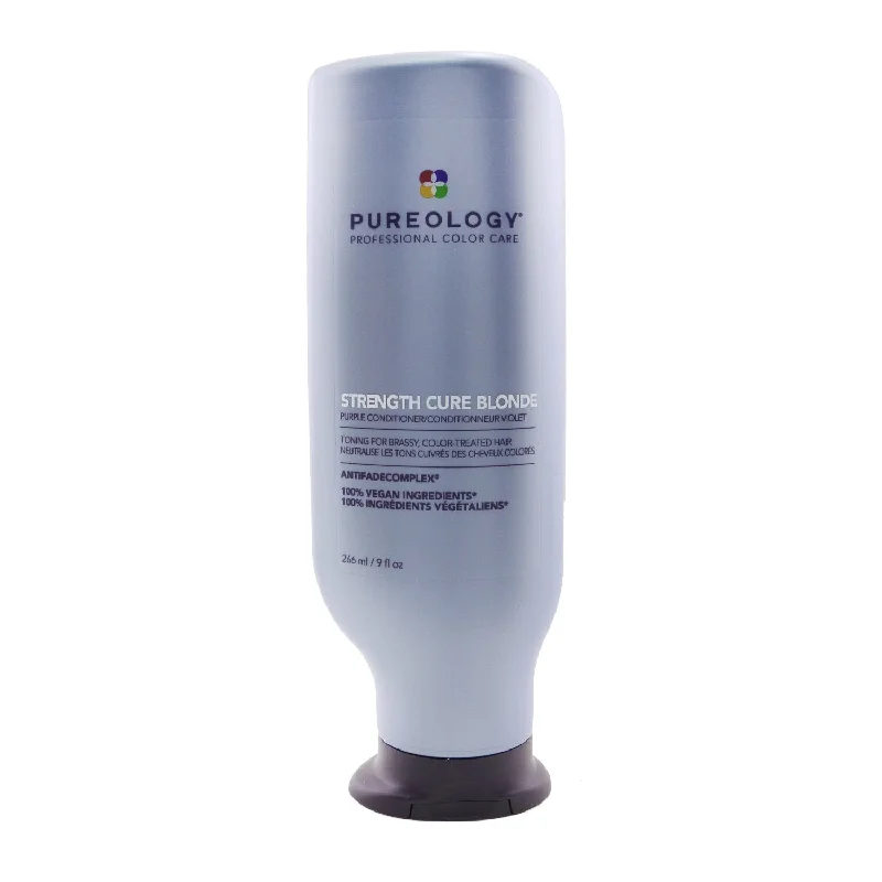 sulfate-free shampoo for curly, damaged hair-Pureology Strength Cure Blonde Purple Conditioner (Toning For Brassy, Colour-Treated Hair)  266ml/9oz