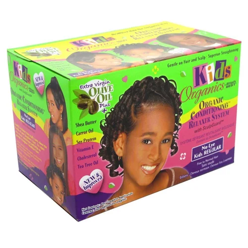 Africa's Best Kids Organics No-Lye Conditioning Relaxer System Kit - Regular