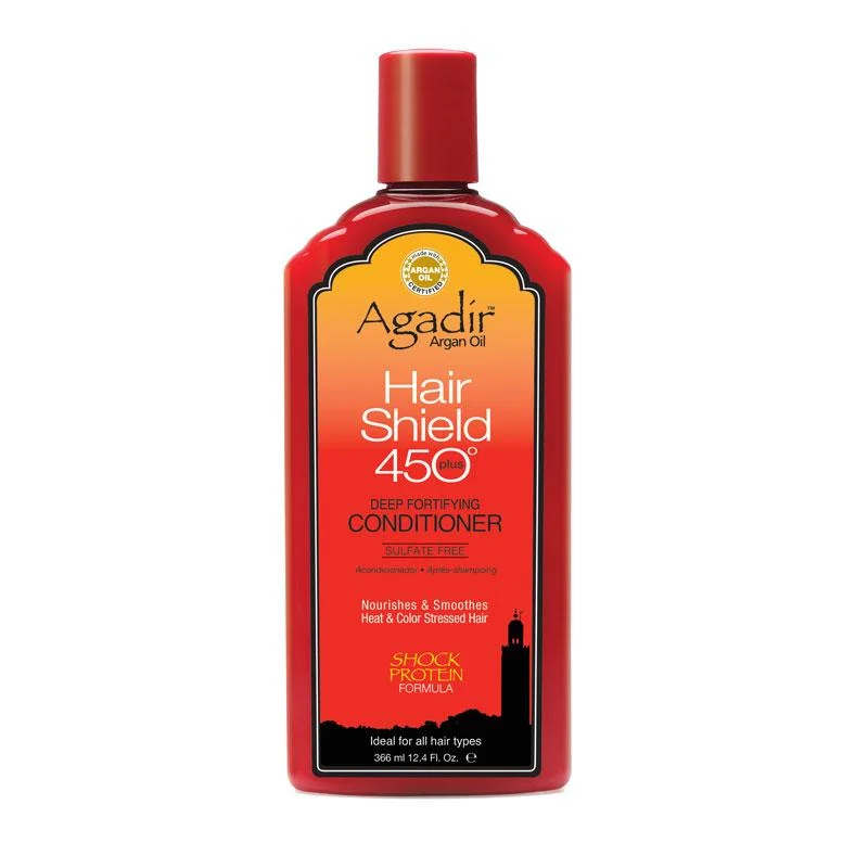 keratin-enriched shampoo for frizz-free hair-Agadir Argan Oil Hair Shield 450 Plus Conditioner 366ml [DEL]