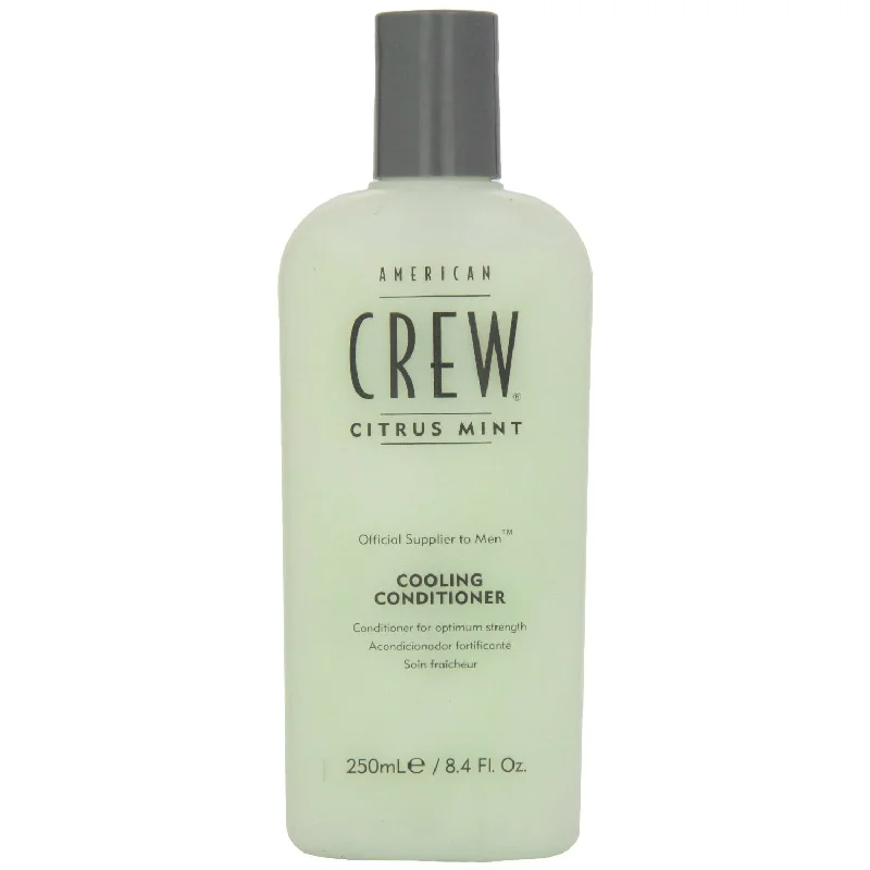 sulfate-free conditioner for frizzy curly hair-American Crew Citrus Mint Cooling Conditioner 8.45 oz