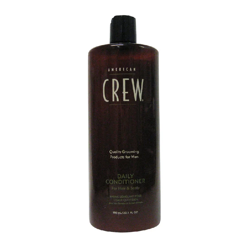 nourishing mask for split ends and dryness-American Crew Daily Conditioner for Hair & Scalp 32.1 oz