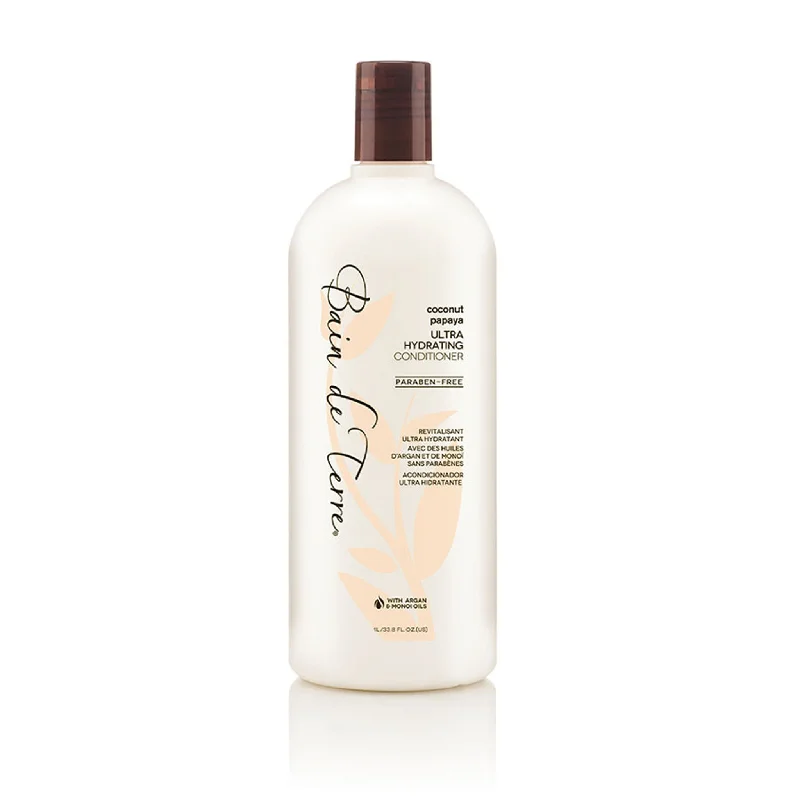 best treatment for damaged hair ends-Bain de Terre - Coconut Papaya Ultra Hydrating Conditioner 1Lt