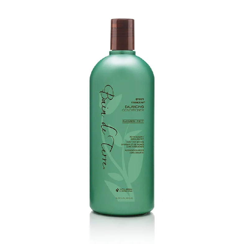 leave-in conditioner for frizzy, coarse hair-Bain de Terre - Green Meadow Balancing Conditioner 1Lt