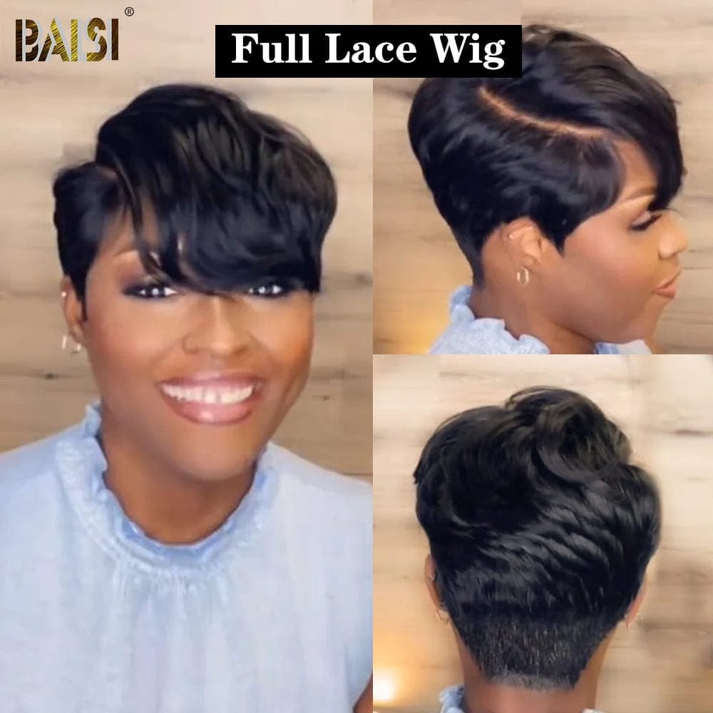 glueless wigs for hassle-free application -Baisi $129 Wholesale Price Side Part Style Wig