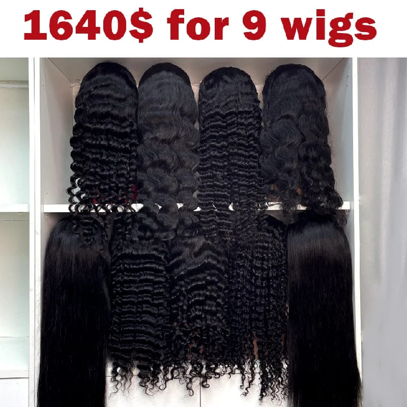 voluminous short wigs for easy and chic hairstyles -Baisi $1640 Wholesale Deal Frontal Wigs