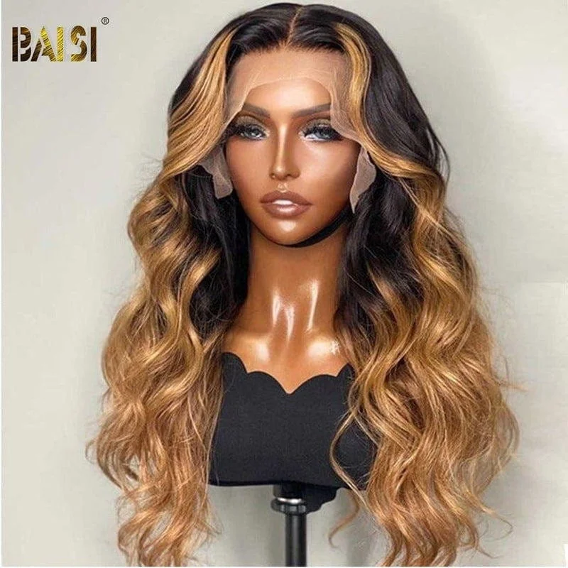 full lace wigs for maximum flexibility and comfort -Brazilian Highlight Lace Wig Loose Wave