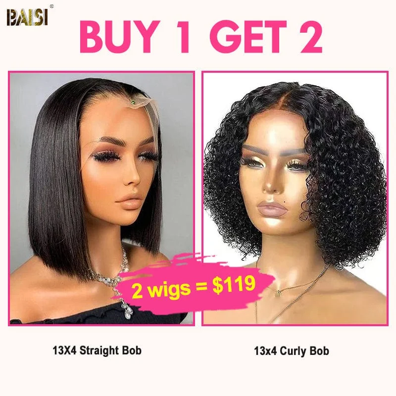 full lace wigs for maximum flexibility and comfort -Baisi 2 Wigs BoB Wig Deal