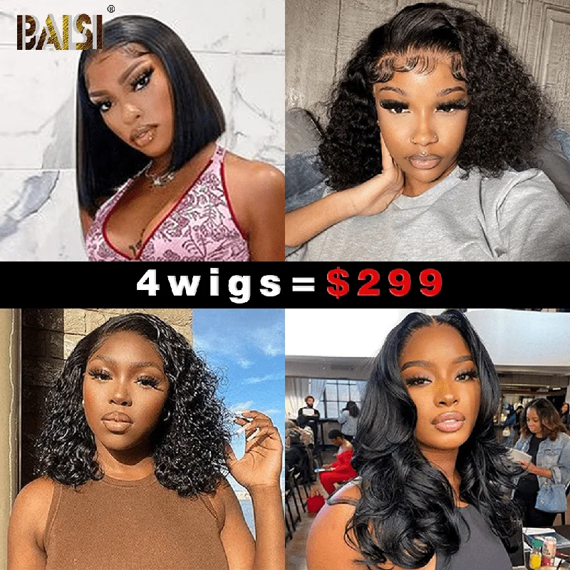 trendy medium-length wigs for a chic appearance -Baisi BOB Wigs Wholesale Deal