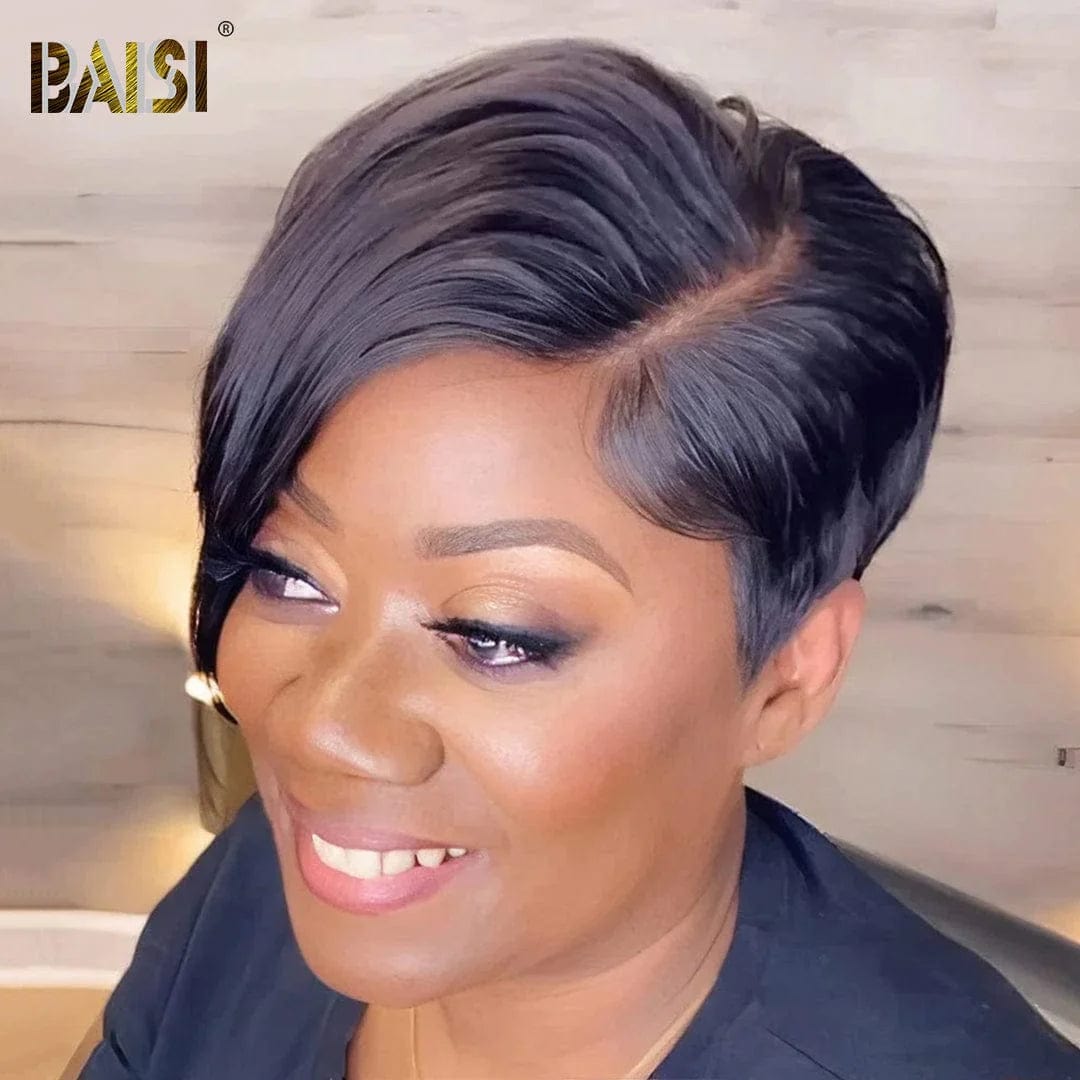 full lace wigs for a seamless, realistic look -Baisi $79 Wholesale Price Fashion Short Style Bleached Knots Wig