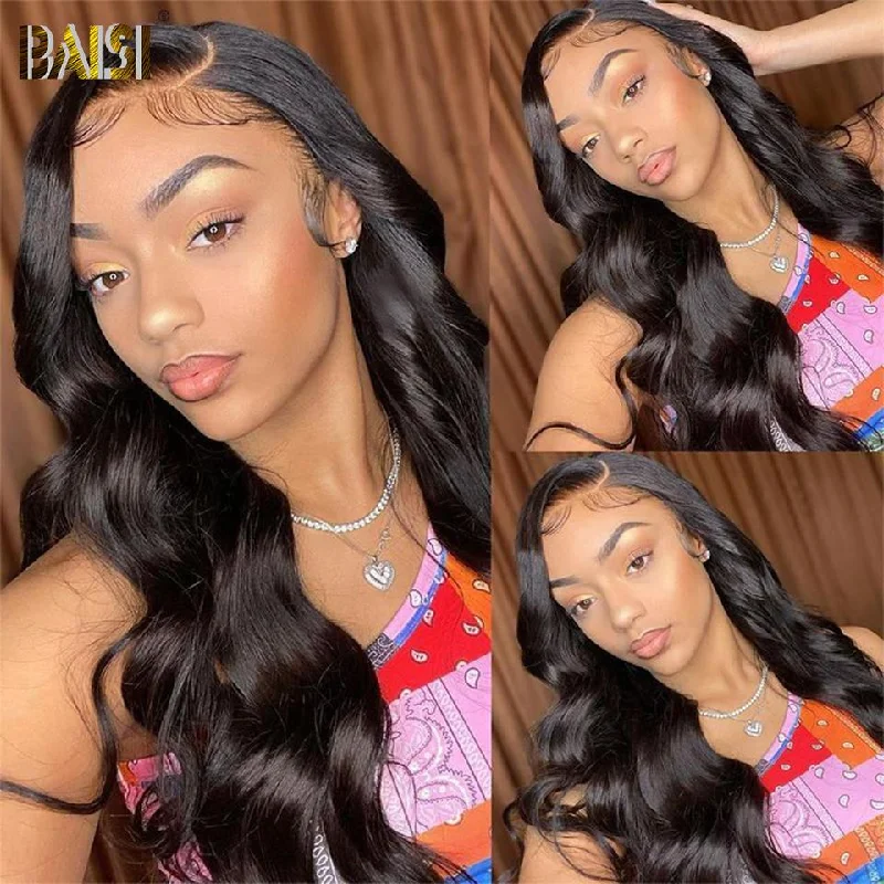 long ombre wigs for a bold and dramatic change -BAISI HD Invisible Lace Frontal Wig