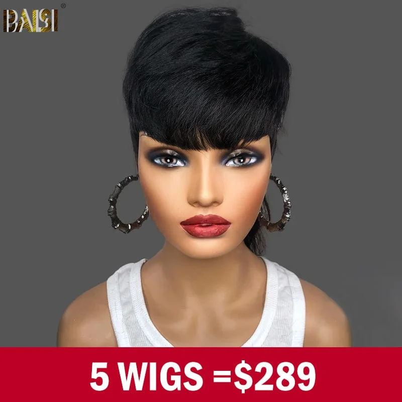 voluminous wigs for a thicker, fuller appearance -BAISI Mullet Wig Wholesale Deal No.2