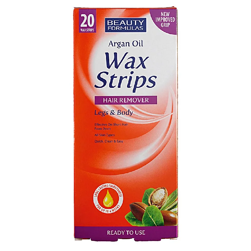 Beauty Formulas Argan Oil Wax Strips