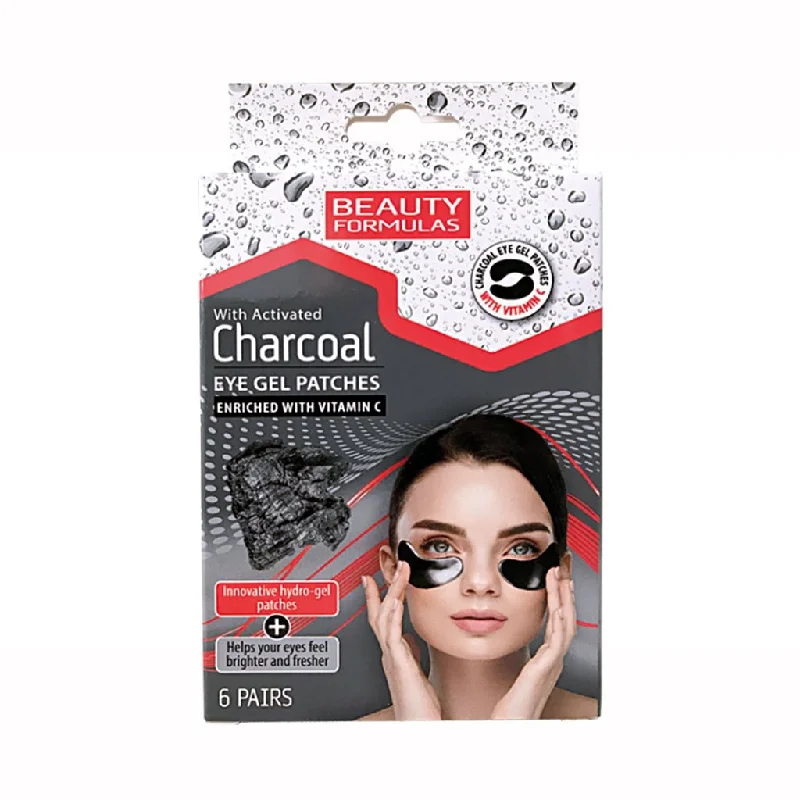 Beauty Formulas Charcoal Hydro-Gel Under Eye Patches 6's