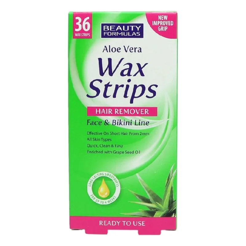 Beauty Formulas Cold Wax Strips 36'S [For Face And Bikini Line]