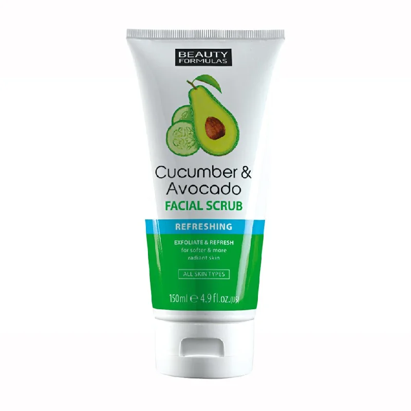 Beauty Formulas Cucumber & Avocado Facial Scrub