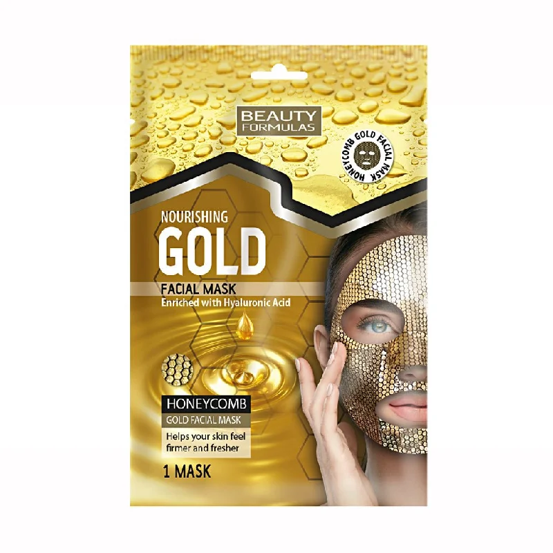 Beauty Formulas Gold Honeycomb Nourishing Facial Mask 1Pk