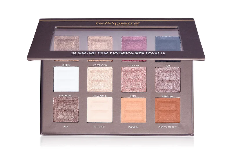 Bellapierre 12 Colour Pro Natural Eye Palette