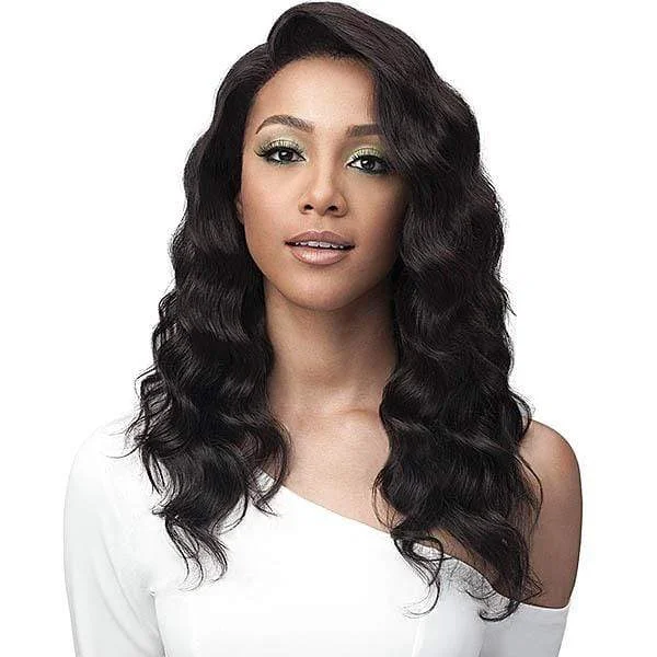 natural-looking lace front wigs for everyday wear -Bobbi Boss 100% Brazilian Virgin Remy Bundle Hair Full Lace Wig - BNGLWOC20 OCEAN WAVE 20"