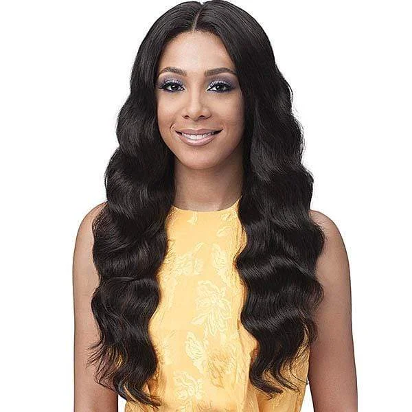 affordable lace wigs for a budget-friendly option -Bobbi Boss 100% Brazilian Virgin Remy Bundle Hair Full Lace Wig - BNGLWOC28 OCEAN WAVE 28"