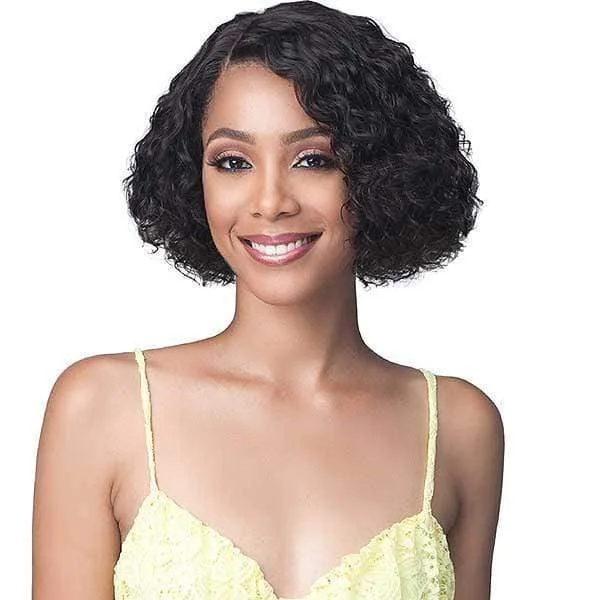 voluminous wigs for added thickness and volume -Bobbi Boss 100% Remi Hair Deep Part Lace Front Wig - MHLF421 WATER CURL 10