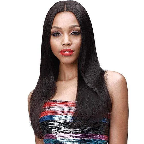 natural human hair wigs for an authentic finish -Bobbi Boss 100% Remi Hair 4.5" Deep Part Lace Front Wig - MHLF308 EUDORA