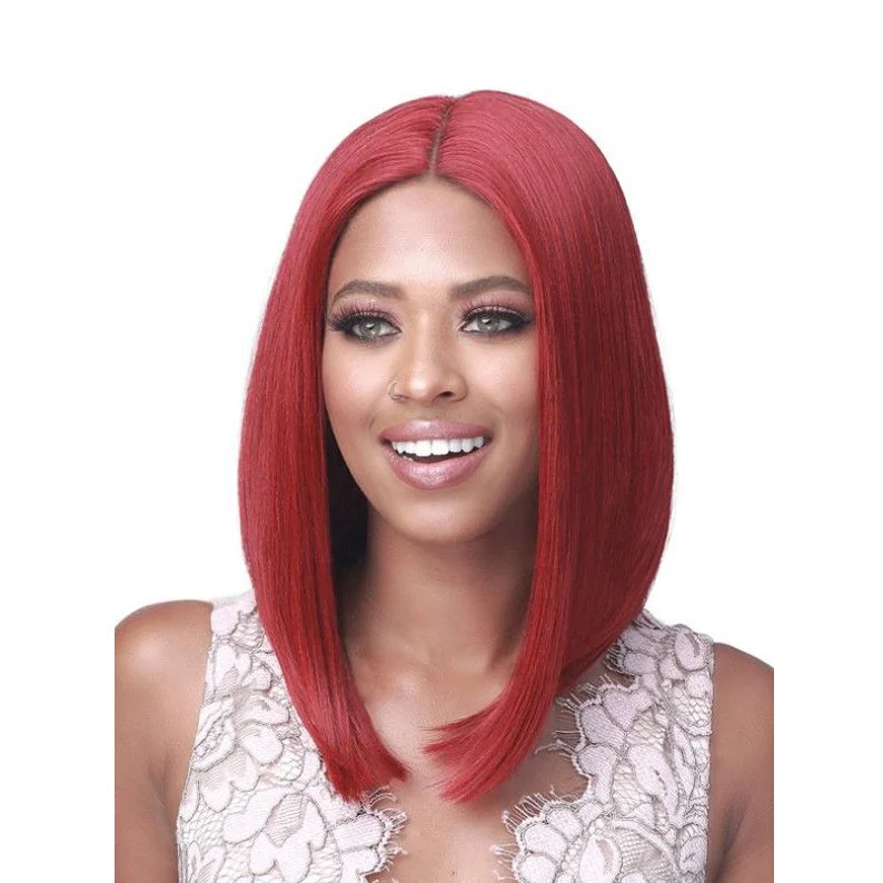 natural-looking curly wigs for an effortless look -BOBBI BOSS Lace 4" Deep Part Lace Front WIg GENA