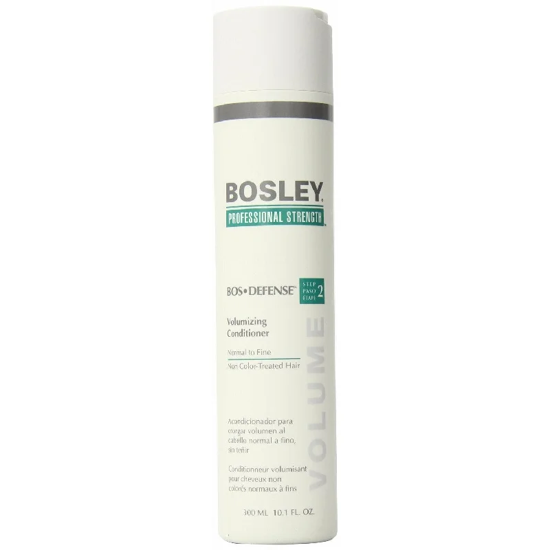 leave-in conditioner for frizzy, coarse hair-Bosley Bos Defense Volumizing Conditioner for Non Color-Treated Hair 10.1 oz