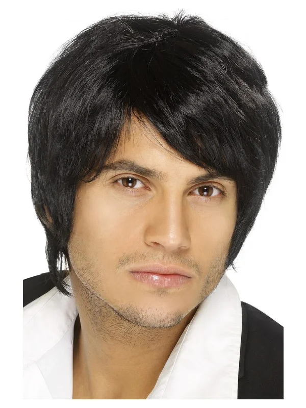 trendy short wigs for a youthful appearance -Boy Band Wig