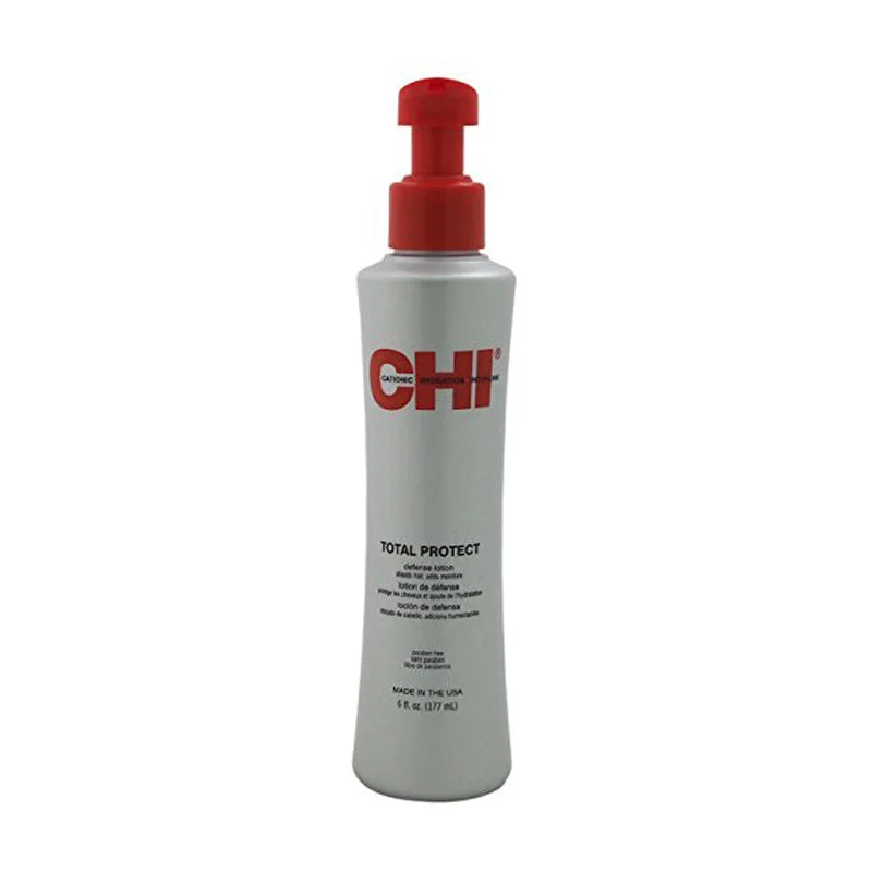 leave-in conditioner for healthy curls-CHI Total Protect Defense Lotion 6 oz