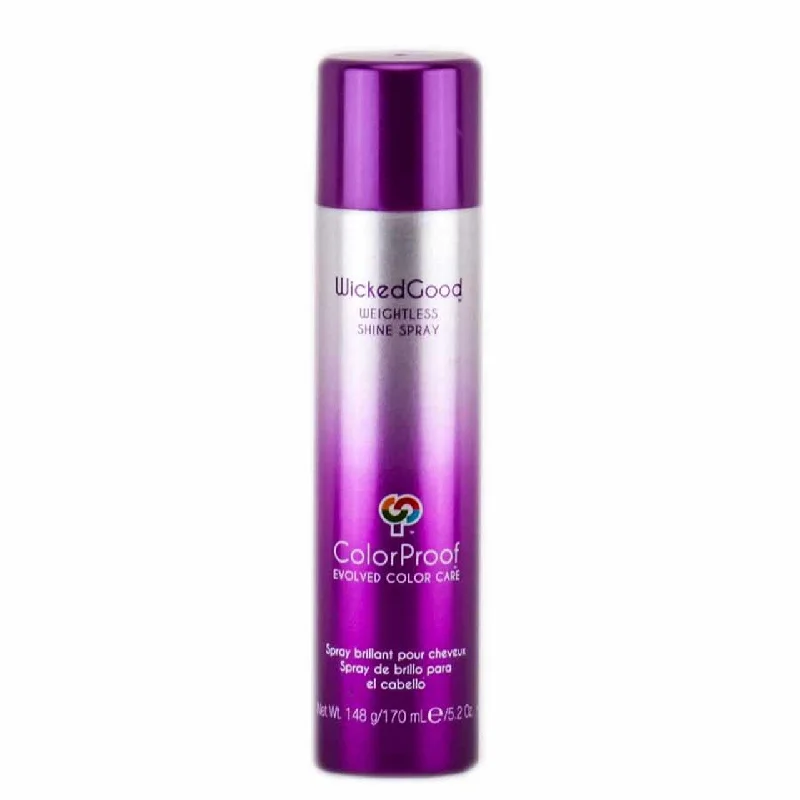 sulfate-free shampoo for curly, damaged hair-ColorProof WikedGood Weightless Shine Spray 5.2 oz