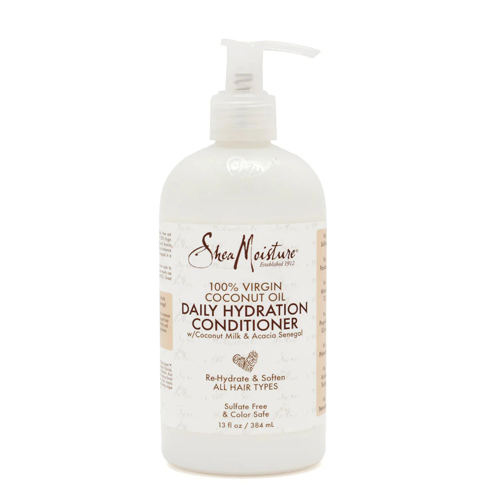 keratin-enriched spray for frizz-free hair-SheaMoisture 100% Virgin Coconut Oil Daily Leave-in Conditioner