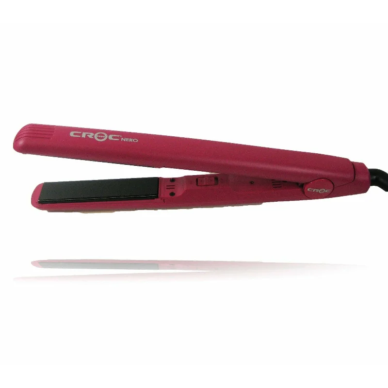 hair oil for promoting healthy hair growth-Croc Nero Titanium 0.75 Inch Flat Iron (Pink)