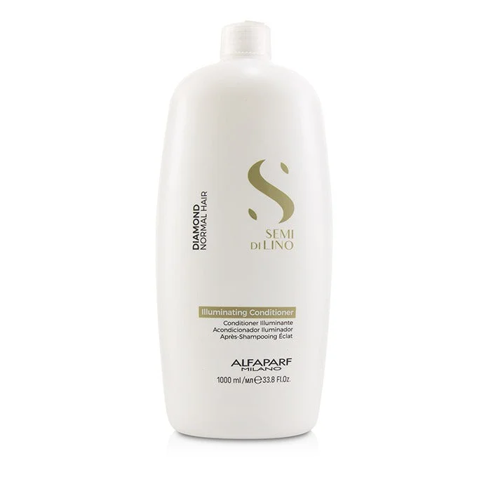 hair growth oil for reducing hair fall-AlfaParf Semi Di Lino Diamond Illuminating Conditioner (Normal Hair) 1000ml/33.8oz