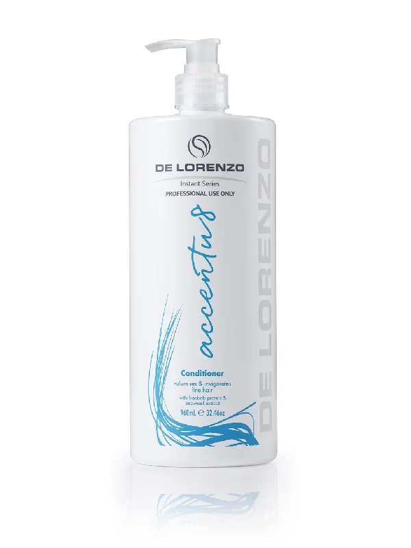 leave-in conditioner for curly, wavy hair-De Lorenzo Accentu8 Conditioner 960mL