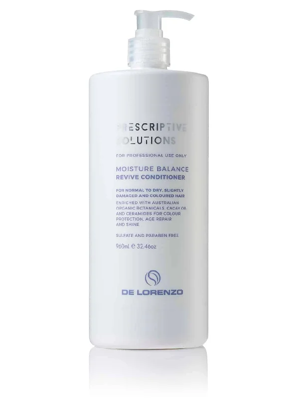 hair growth shampoo for hair thickening-De Lorenzo Moisture Balance Revive Conditioner 960mL