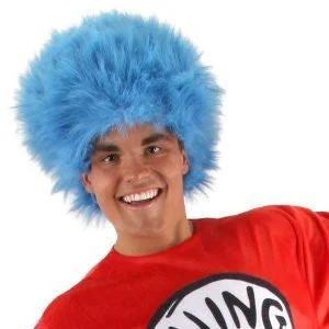 high-quality lace front wigs for better natural blends -Dr. Seuss's Thing 1 and 2 Deluxe Blue Fur Wig