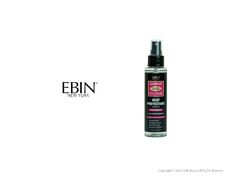 curly wigs for women with defined, bouncy curls -EBIN WONDER WIG SOLUTION HEAT PROTECTANT 3.38Z