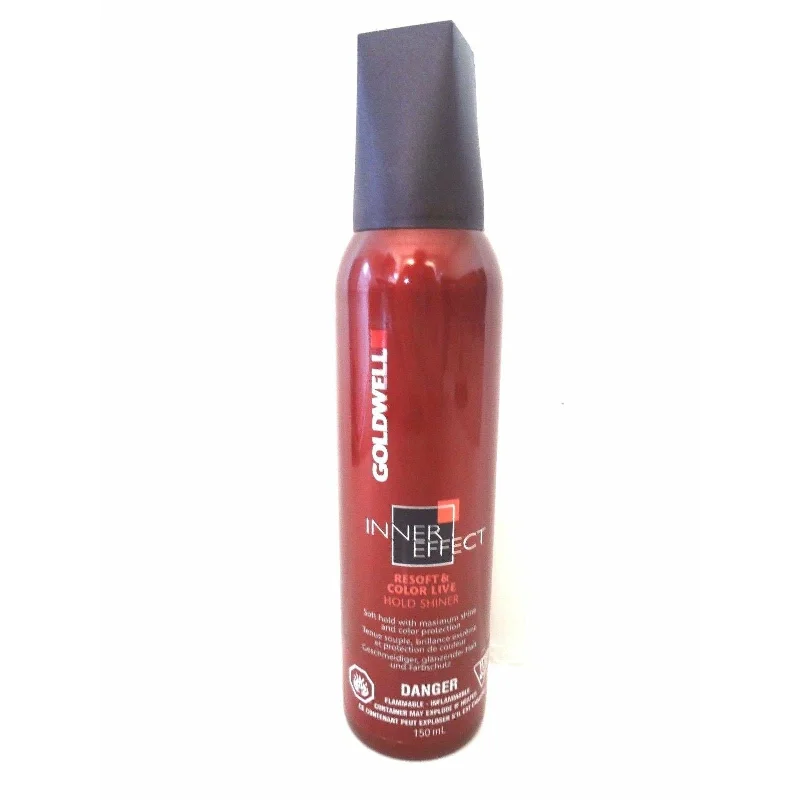 leave-in conditioner for long-lasting moisture-Goldwell Inner Effect Resoft & Color Live Hold Shine 4.4 oz