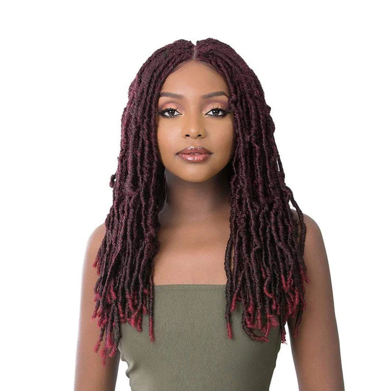 synthetic wigs for budget-friendly, realistic styles -IT'S A WIG Natural Skin Part Premium Quality Wig - DREAM LOCS 22"