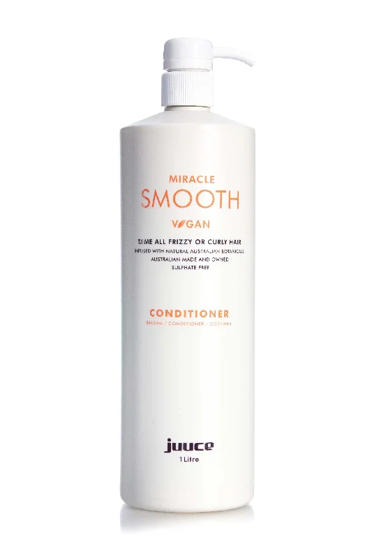 keratin-enriched spray for frizz-free hair-Juuce Miracle Smooth Conditioner 1LT