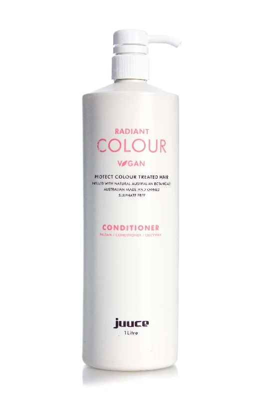 protein treatment for frizzy curly hair-Juuce Radiant Colour Conditioner 1LT