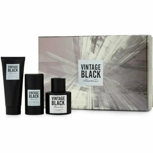 Kenneth Cole Vintage Black 3 Piece Gift Set for Men